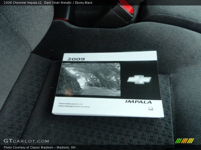 Dark Silver Metallic / Ebony Black 2008 Chevrolet Impala LS
