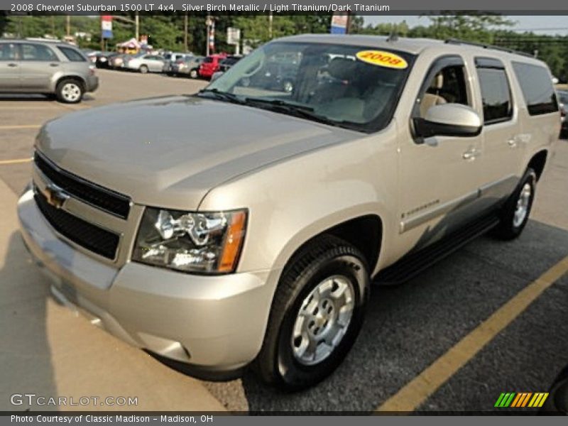 Silver Birch Metallic / Light Titanium/Dark Titanium 2008 Chevrolet Suburban 1500 LT 4x4