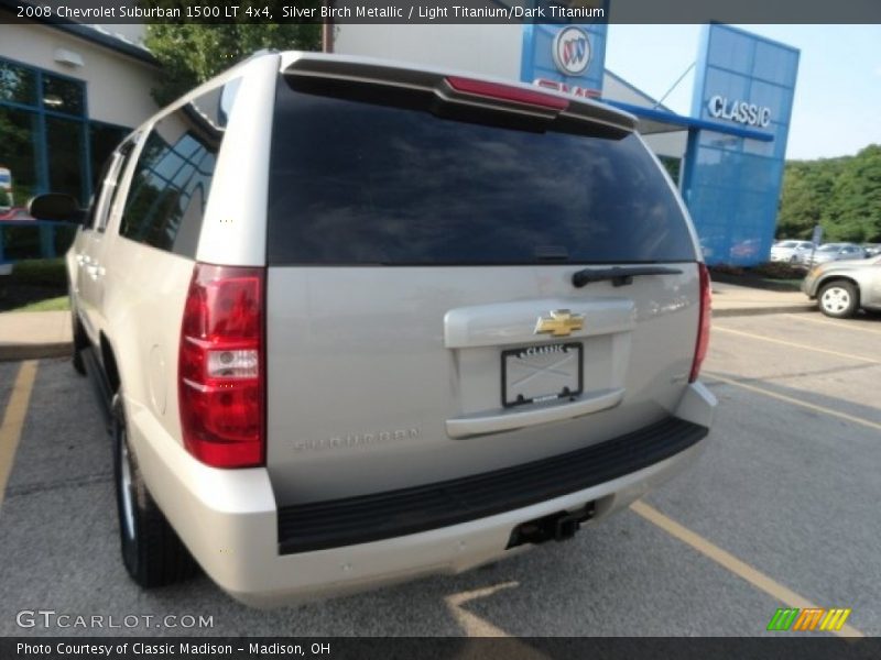 Silver Birch Metallic / Light Titanium/Dark Titanium 2008 Chevrolet Suburban 1500 LT 4x4