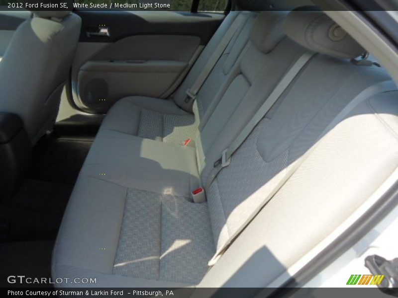 White Suede / Medium Light Stone 2012 Ford Fusion SE