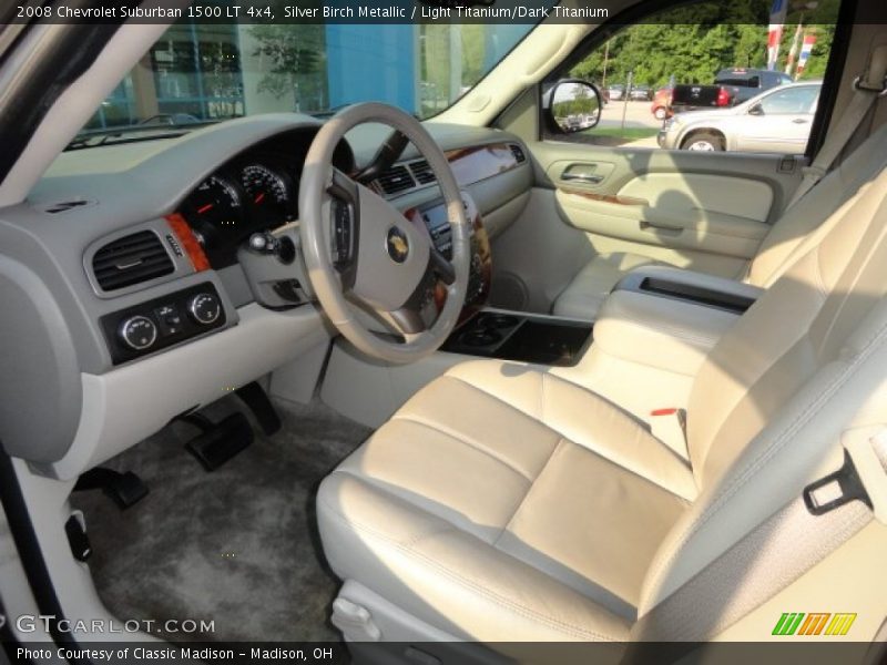 Silver Birch Metallic / Light Titanium/Dark Titanium 2008 Chevrolet Suburban 1500 LT 4x4