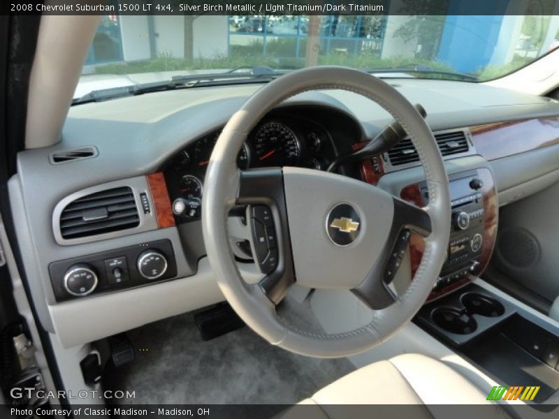 Silver Birch Metallic / Light Titanium/Dark Titanium 2008 Chevrolet Suburban 1500 LT 4x4