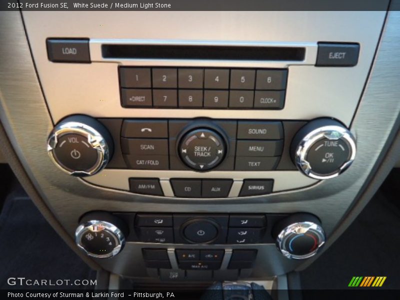 White Suede / Medium Light Stone 2012 Ford Fusion SE