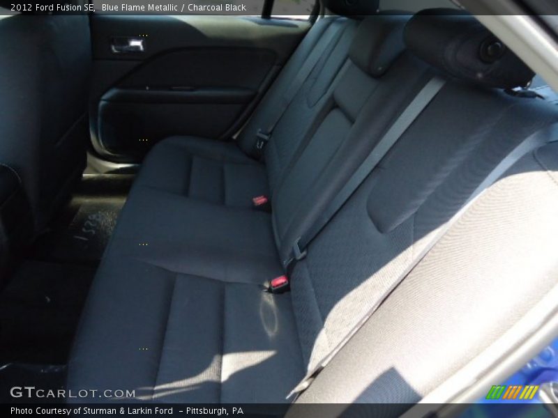 Blue Flame Metallic / Charcoal Black 2012 Ford Fusion SE