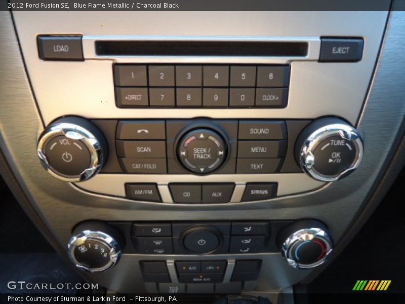 Blue Flame Metallic / Charcoal Black 2012 Ford Fusion SE