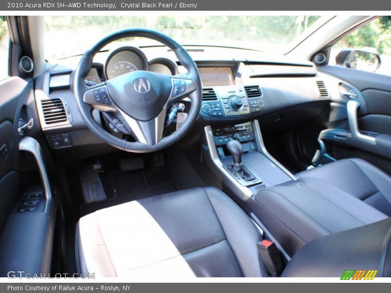 Crystal Black Pearl / Ebony 2010 Acura RDX SH-AWD Technology