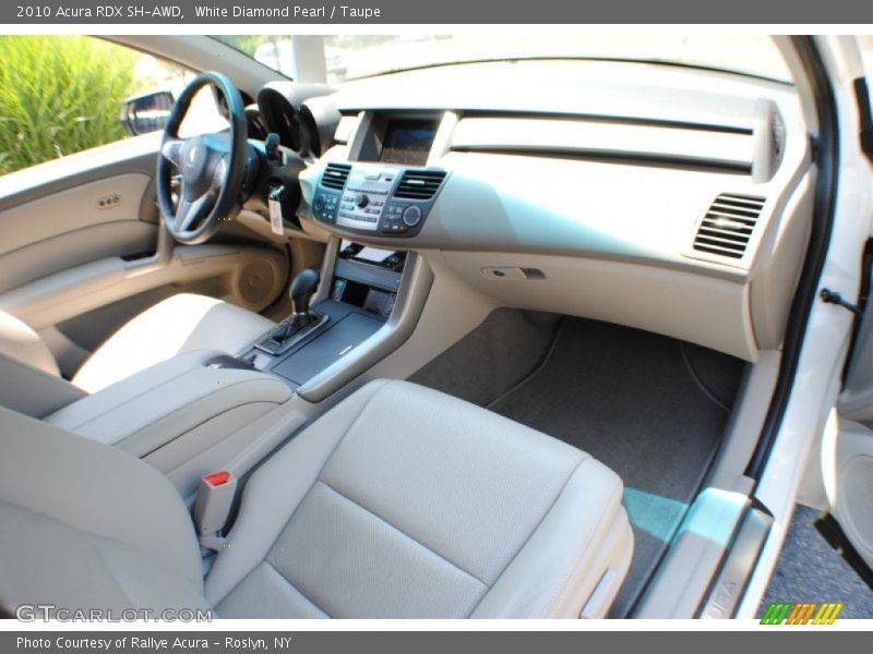 White Diamond Pearl / Taupe 2010 Acura RDX SH-AWD