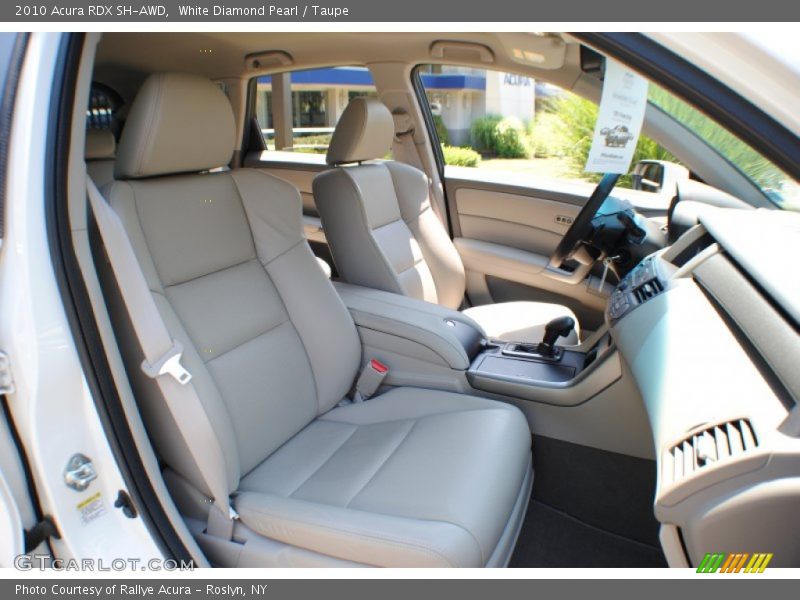 White Diamond Pearl / Taupe 2010 Acura RDX SH-AWD
