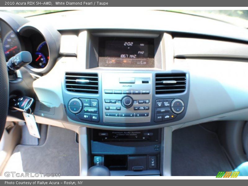 White Diamond Pearl / Taupe 2010 Acura RDX SH-AWD