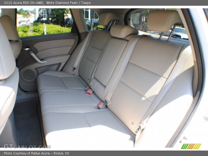 White Diamond Pearl / Taupe 2010 Acura RDX SH-AWD