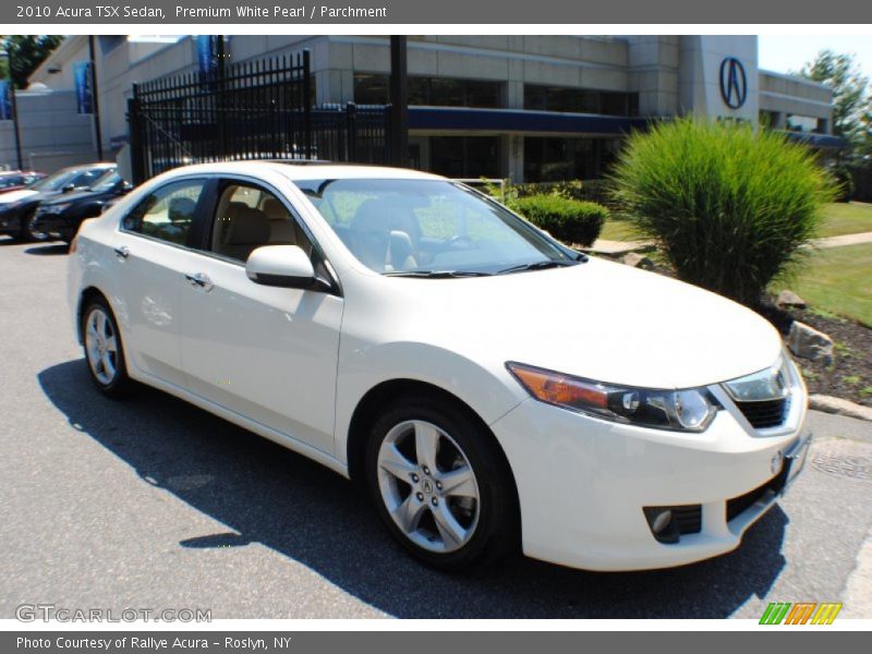 Premium White Pearl / Parchment 2010 Acura TSX Sedan