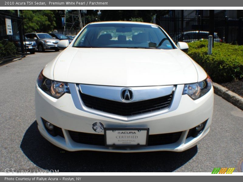 Premium White Pearl / Parchment 2010 Acura TSX Sedan