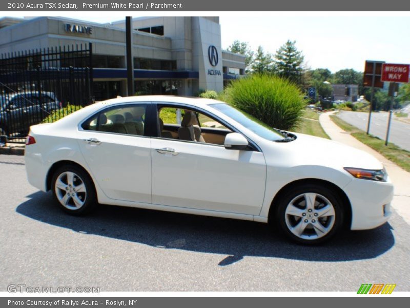 Premium White Pearl / Parchment 2010 Acura TSX Sedan