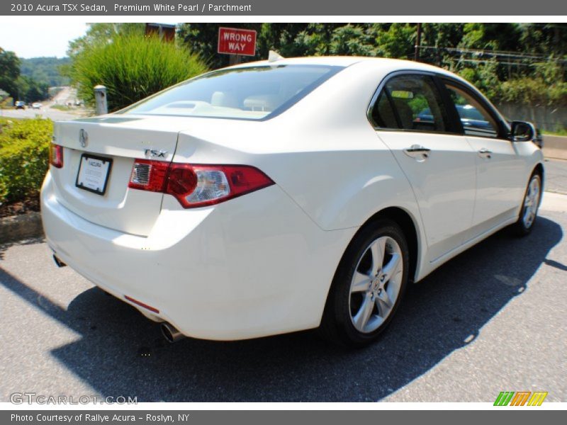 Premium White Pearl / Parchment 2010 Acura TSX Sedan