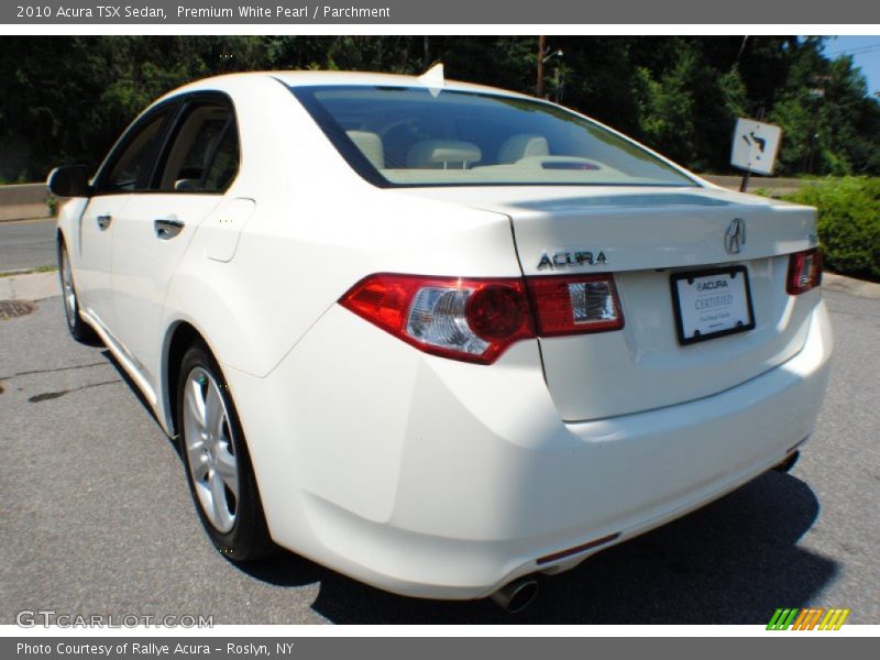 Premium White Pearl / Parchment 2010 Acura TSX Sedan