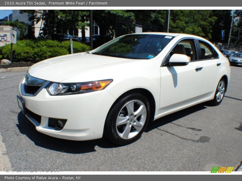 Premium White Pearl / Parchment 2010 Acura TSX Sedan