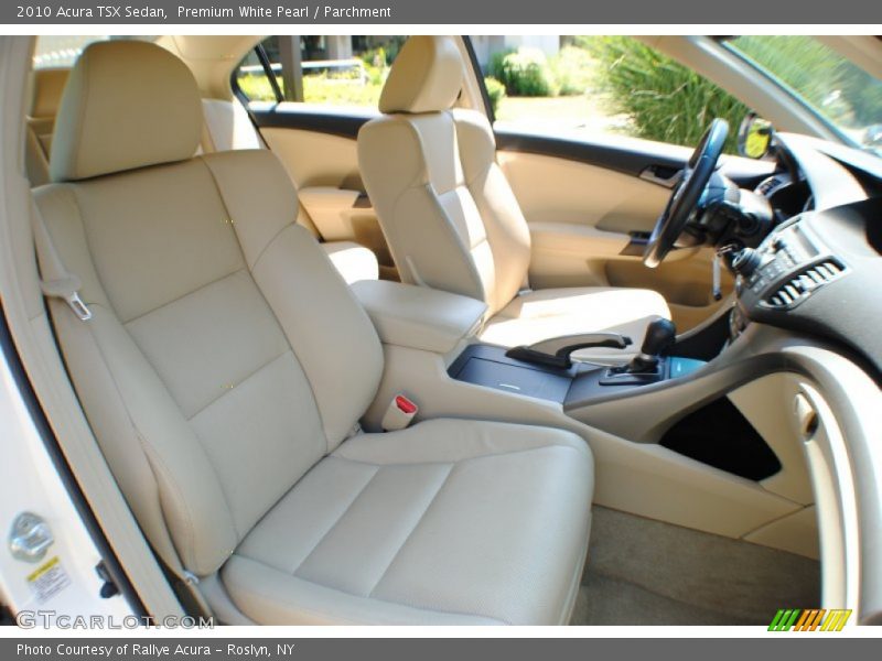 Premium White Pearl / Parchment 2010 Acura TSX Sedan
