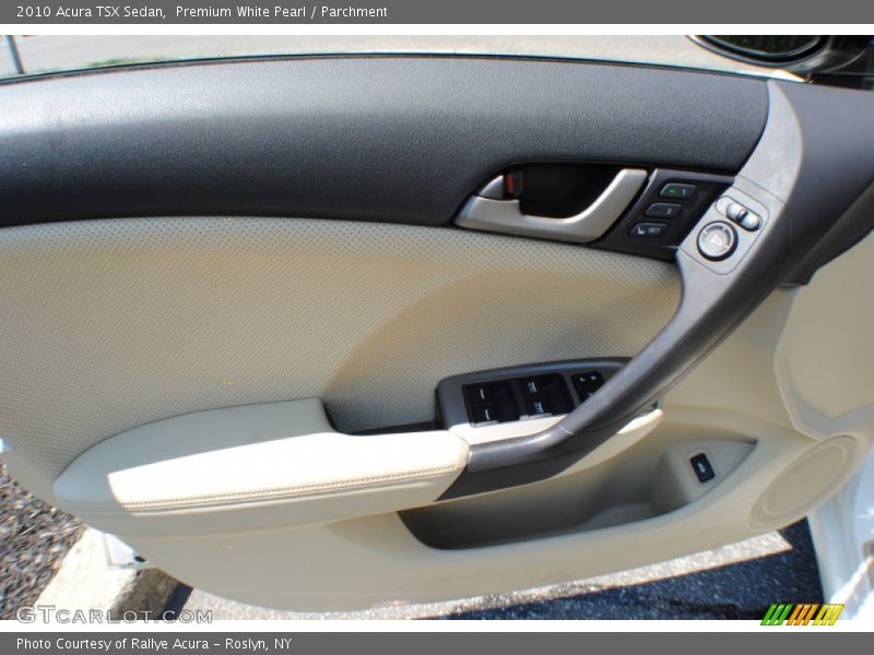 Premium White Pearl / Parchment 2010 Acura TSX Sedan