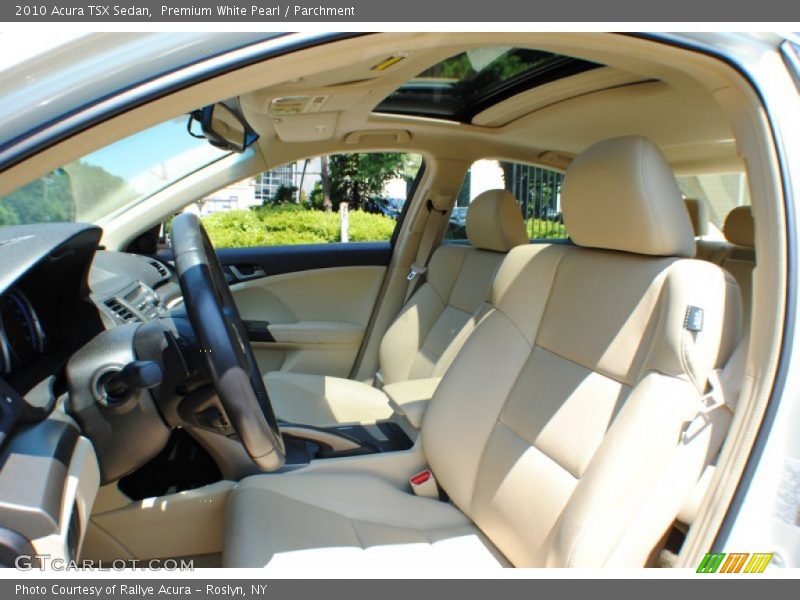 Premium White Pearl / Parchment 2010 Acura TSX Sedan