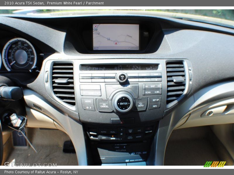 Premium White Pearl / Parchment 2010 Acura TSX Sedan