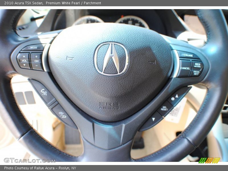 Premium White Pearl / Parchment 2010 Acura TSX Sedan