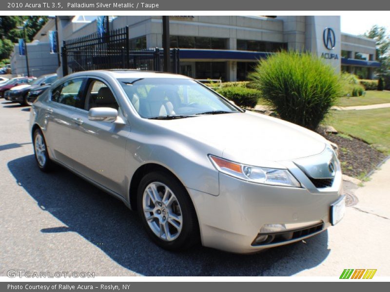 Palladium Silver Metallic / Taupe 2010 Acura TL 3.5