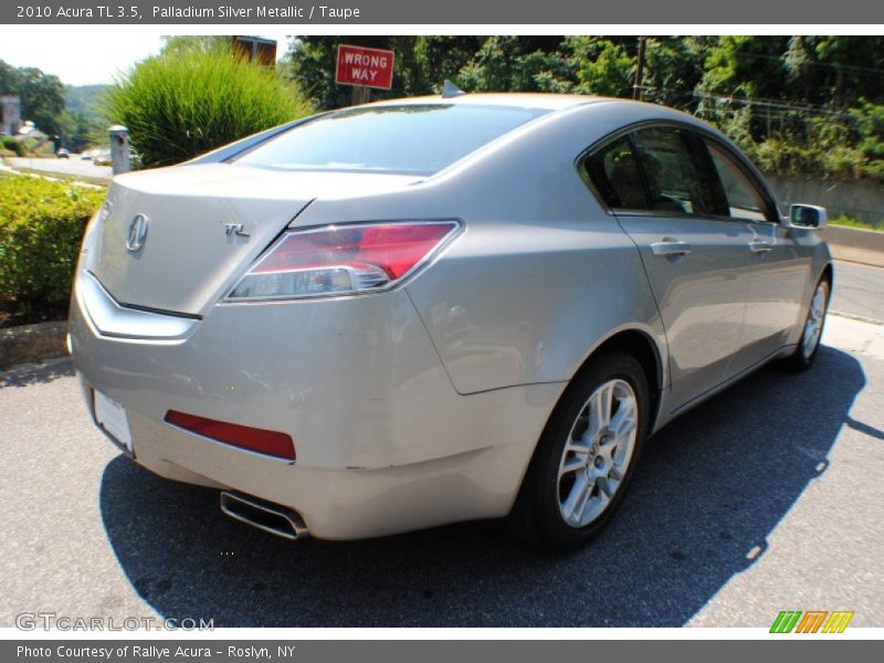 Palladium Silver Metallic / Taupe 2010 Acura TL 3.5