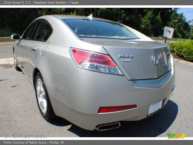 Palladium Silver Metallic / Taupe 2010 Acura TL 3.5