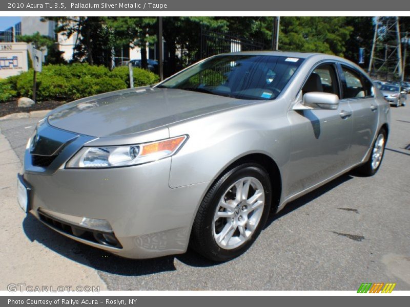 Palladium Silver Metallic / Taupe 2010 Acura TL 3.5
