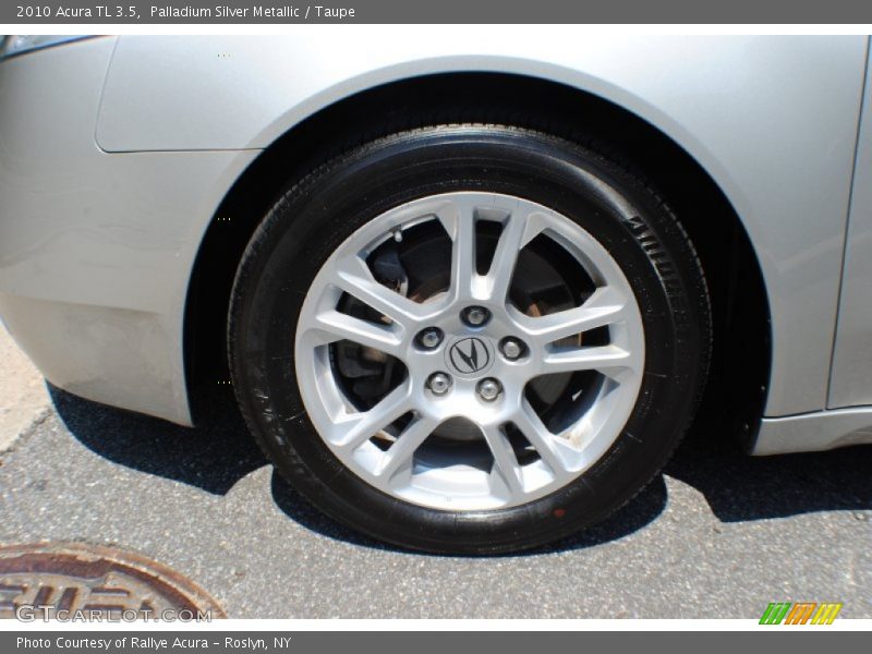 Palladium Silver Metallic / Taupe 2010 Acura TL 3.5