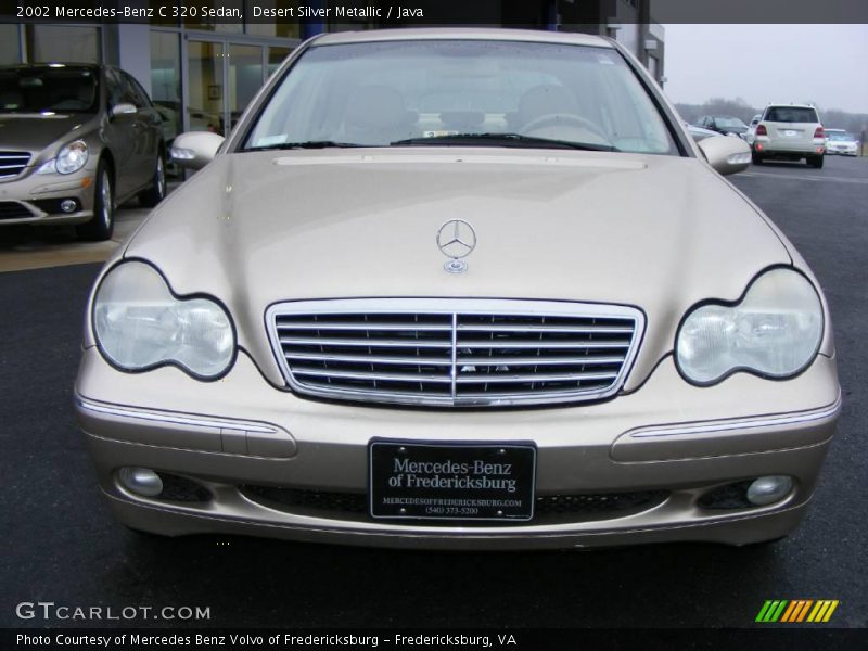 Desert Silver Metallic / Java 2002 Mercedes-Benz C 320 Sedan