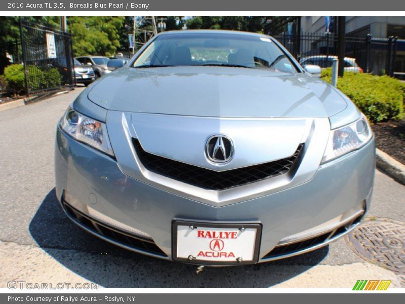 Borealis Blue Pearl / Ebony 2010 Acura TL 3.5