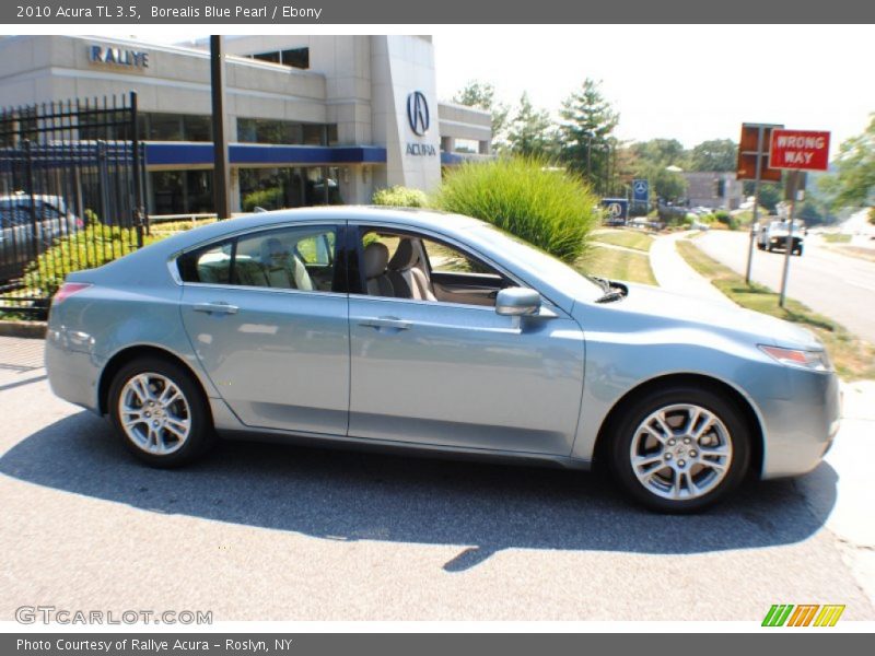 Borealis Blue Pearl / Ebony 2010 Acura TL 3.5