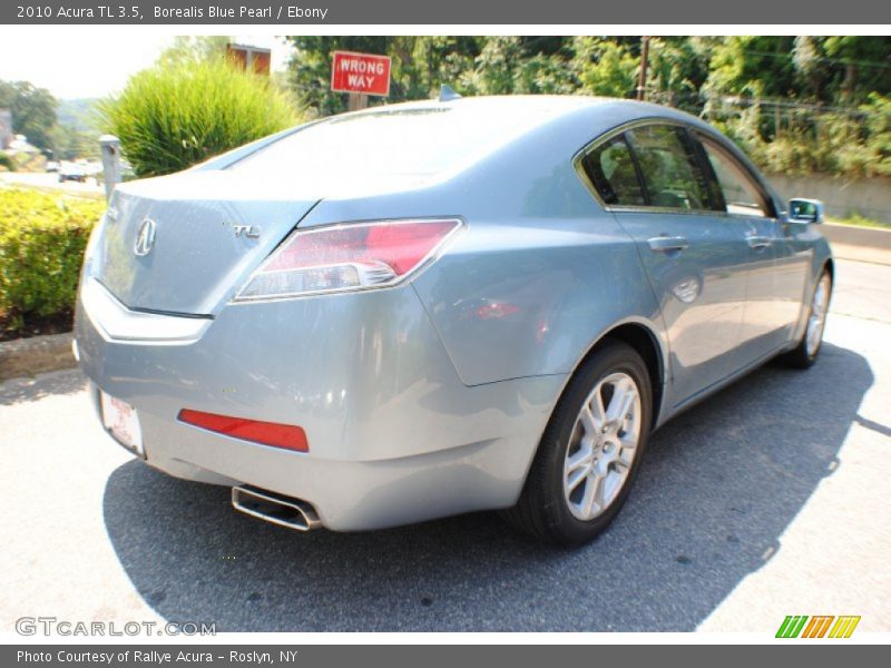 Borealis Blue Pearl / Ebony 2010 Acura TL 3.5