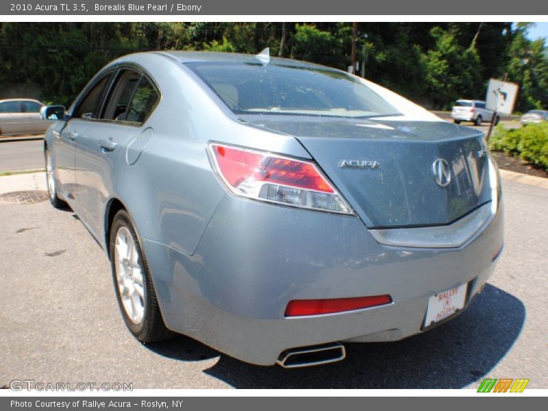 Borealis Blue Pearl / Ebony 2010 Acura TL 3.5