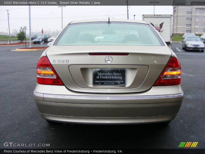 Desert Silver Metallic / Java 2002 Mercedes-Benz C 320 Sedan