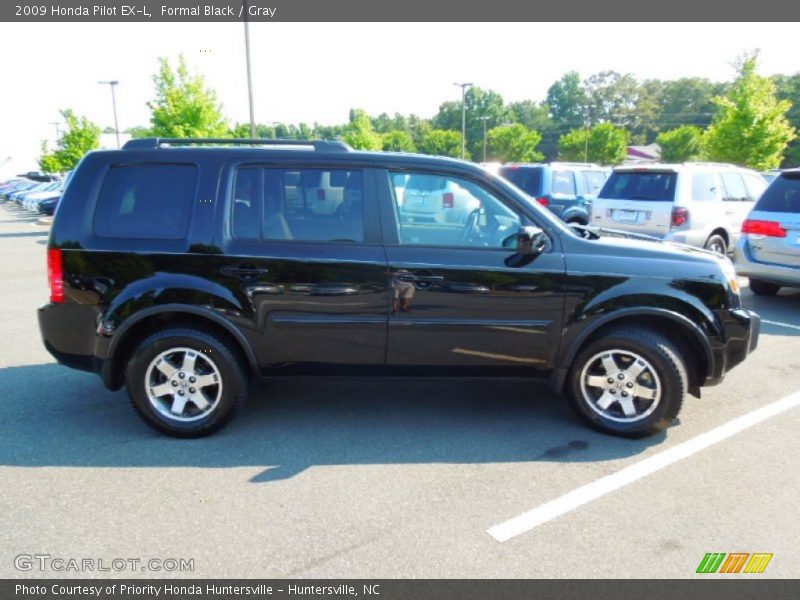 Formal Black / Gray 2009 Honda Pilot EX-L