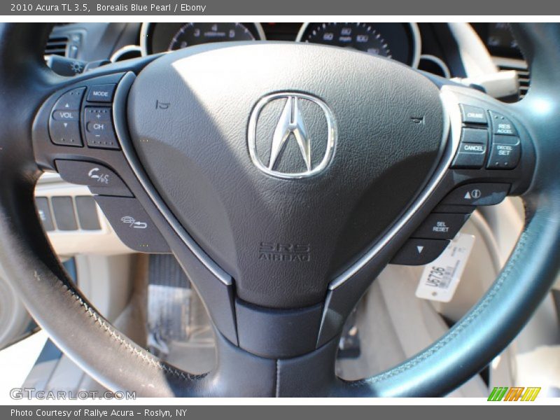 Borealis Blue Pearl / Ebony 2010 Acura TL 3.5