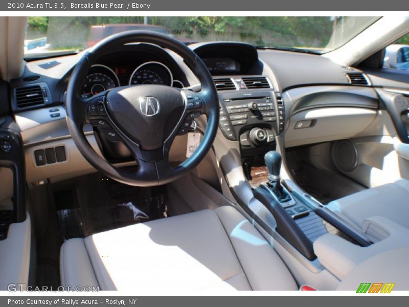 Borealis Blue Pearl / Ebony 2010 Acura TL 3.5