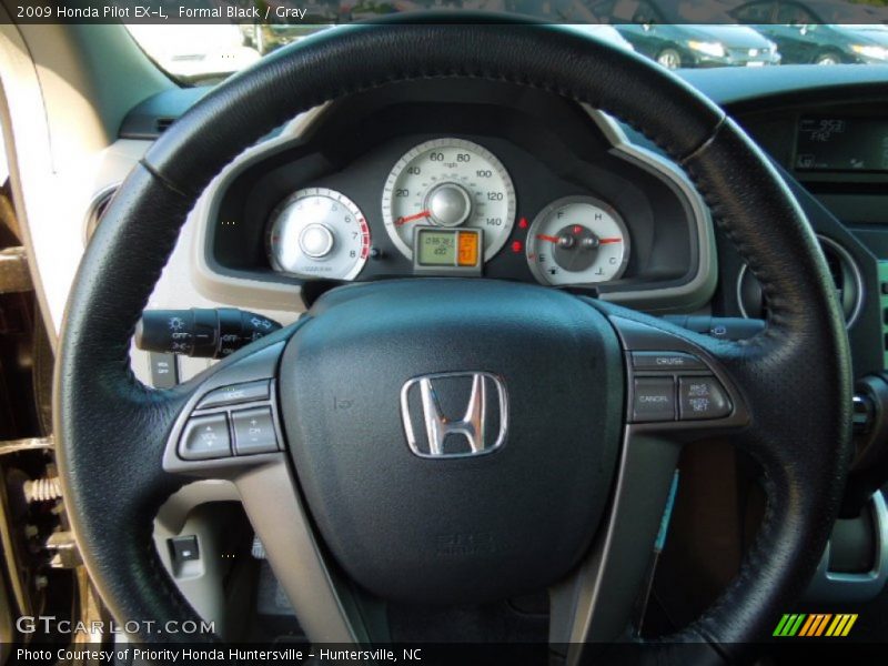 Formal Black / Gray 2009 Honda Pilot EX-L