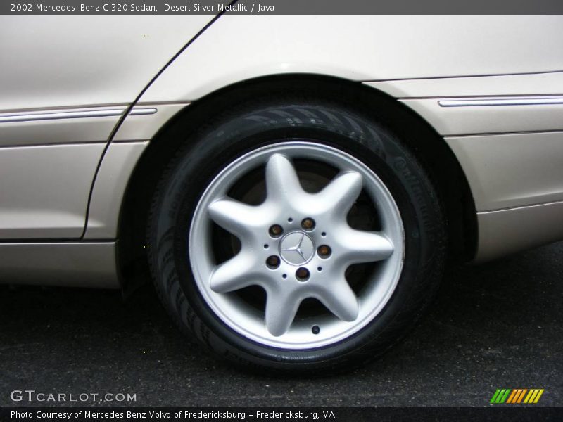 Desert Silver Metallic / Java 2002 Mercedes-Benz C 320 Sedan