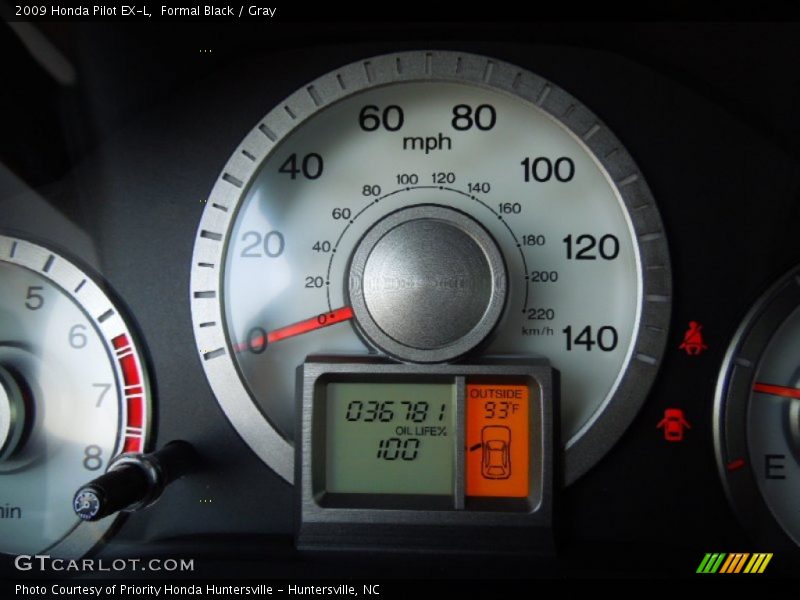 Formal Black / Gray 2009 Honda Pilot EX-L