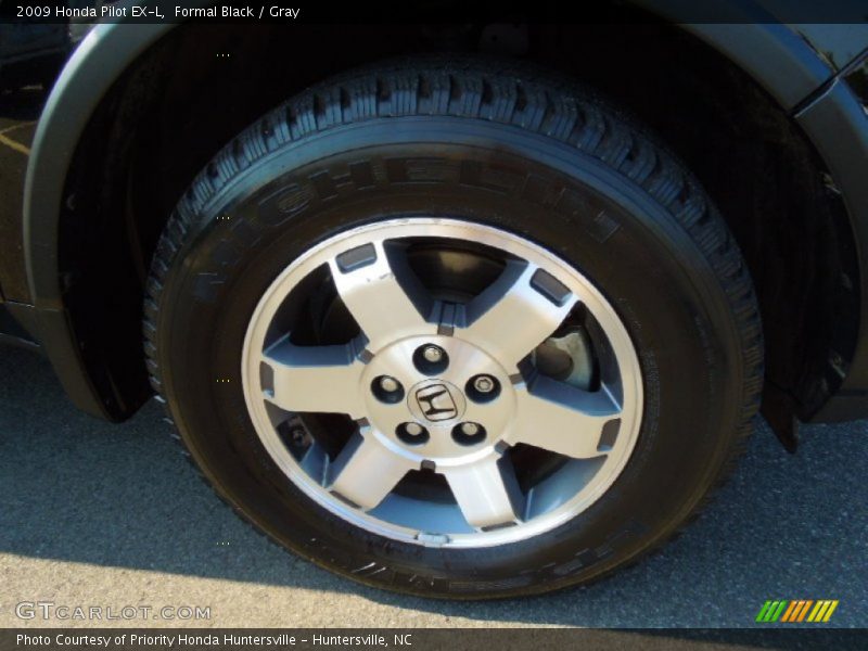Formal Black / Gray 2009 Honda Pilot EX-L