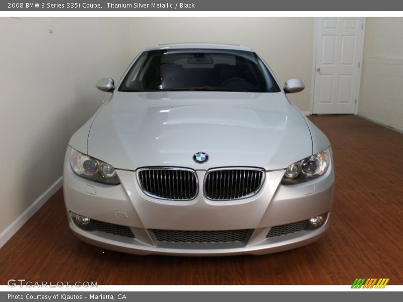 Titanium Silver Metallic / Black 2008 BMW 3 Series 335i Coupe