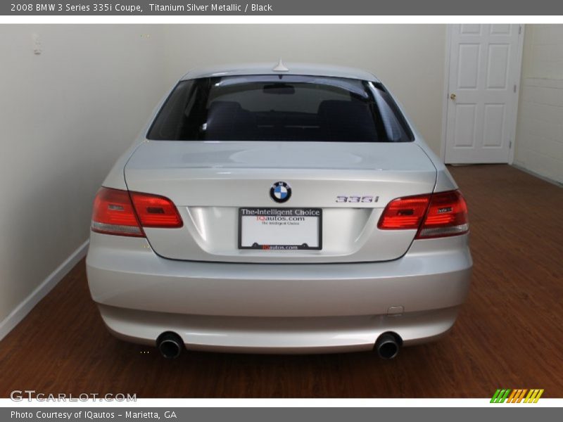 Titanium Silver Metallic / Black 2008 BMW 3 Series 335i Coupe