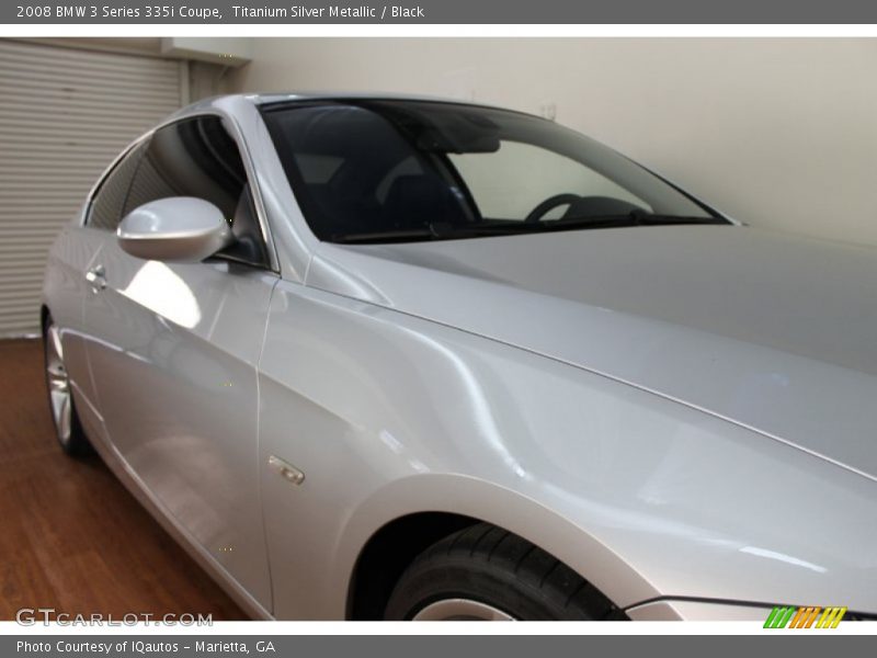 Titanium Silver Metallic / Black 2008 BMW 3 Series 335i Coupe