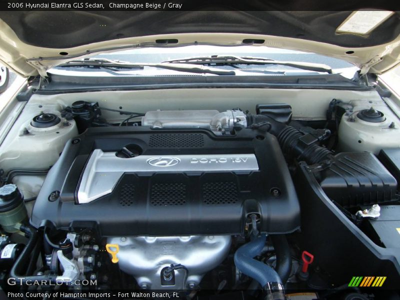 Champagne Beige / Gray 2006 Hyundai Elantra GLS Sedan