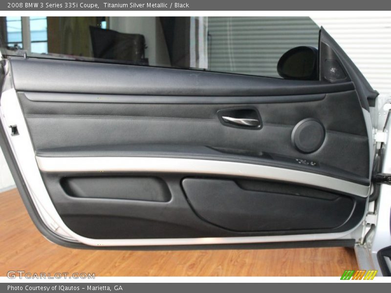 Titanium Silver Metallic / Black 2008 BMW 3 Series 335i Coupe