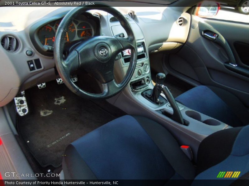  2001 Celica GT-S Black Interior