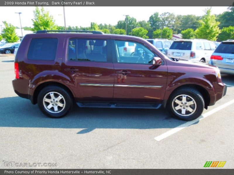 Dark Cherry Pearl / Black 2009 Honda Pilot Touring